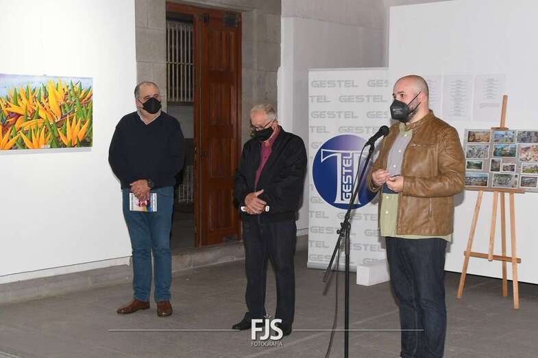 La inauguración de la exposición tuvo lugar esta tarde-noche/Francisco Javier Santana.